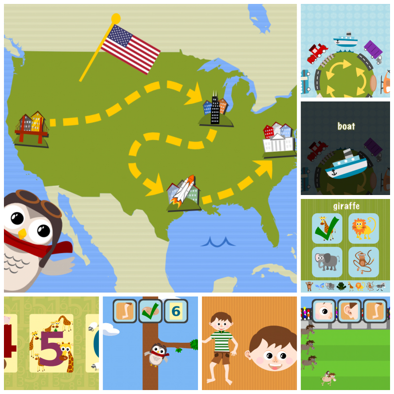 Gus on the Go: English, iOS and Android language app for kids