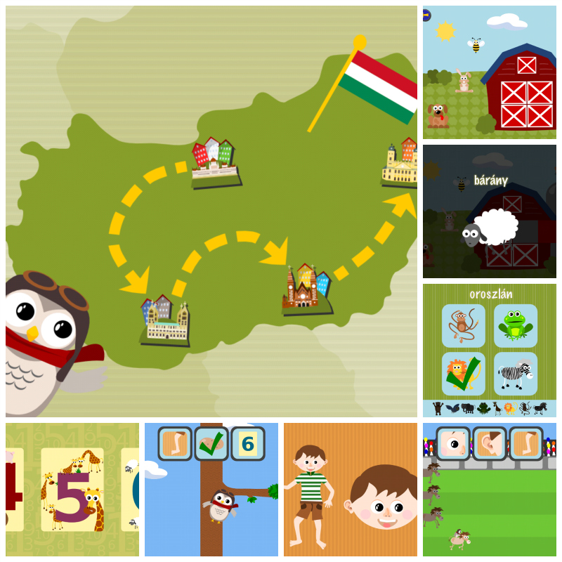 Gus on the Go: Hungarian for kids, iOS and Android language app