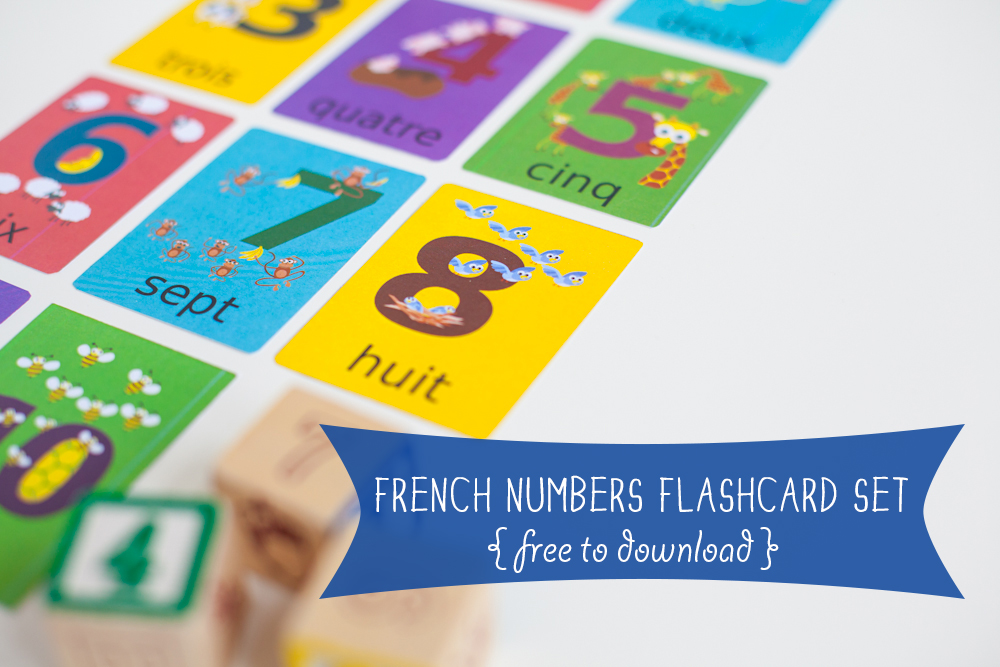 Gus On The Go French Numbers Flashcards