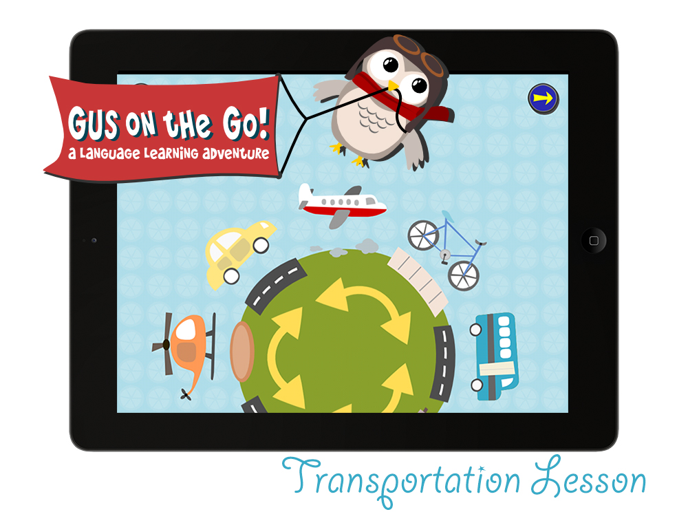 Gus on the Go Transportation Lesson iPad App