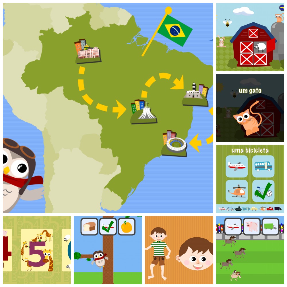 Gus on the Go: Portuguese, iOS and Android language apps for kids