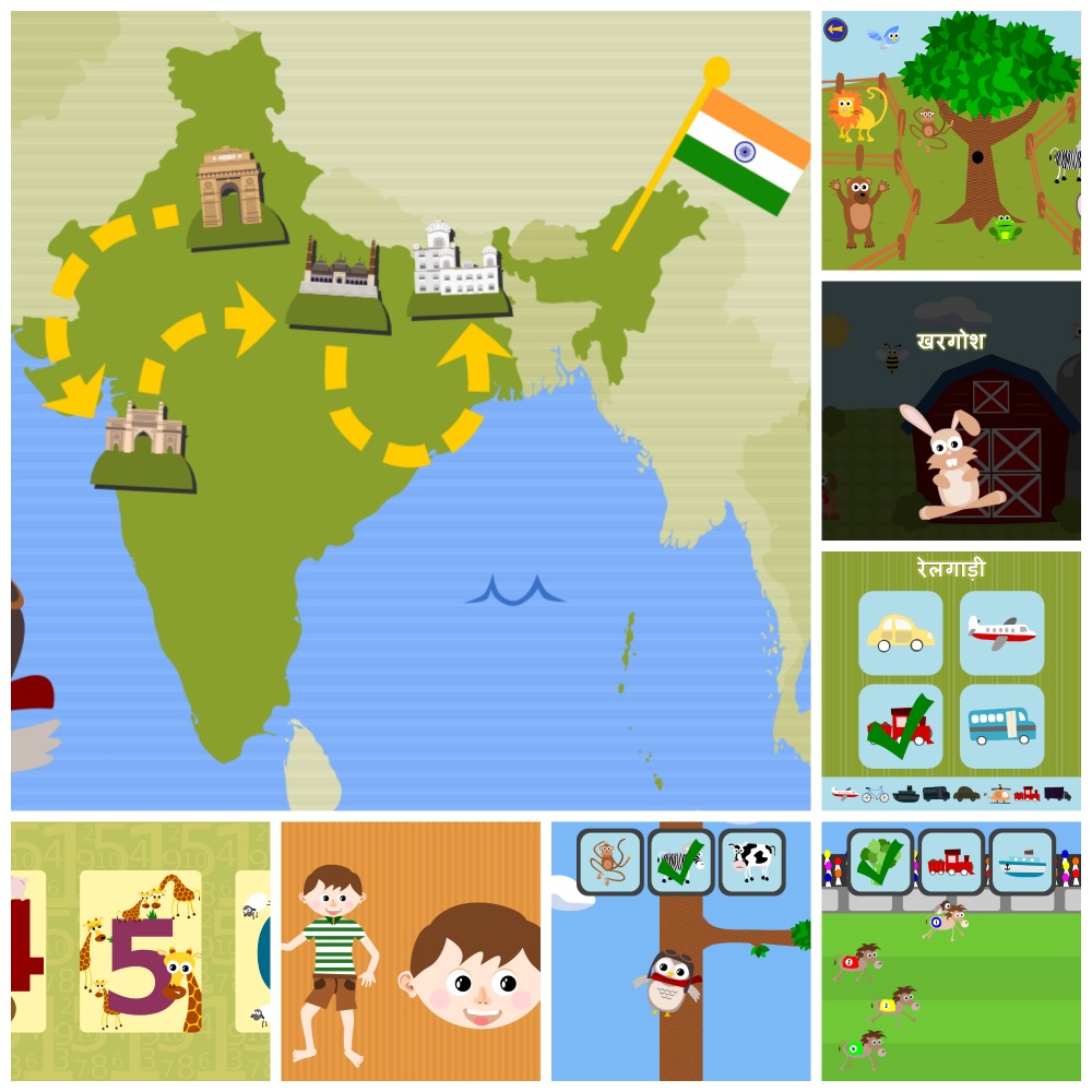 Gus on the Go: Hindi for kids, iOS & Android language app